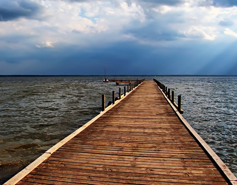 wooden dock